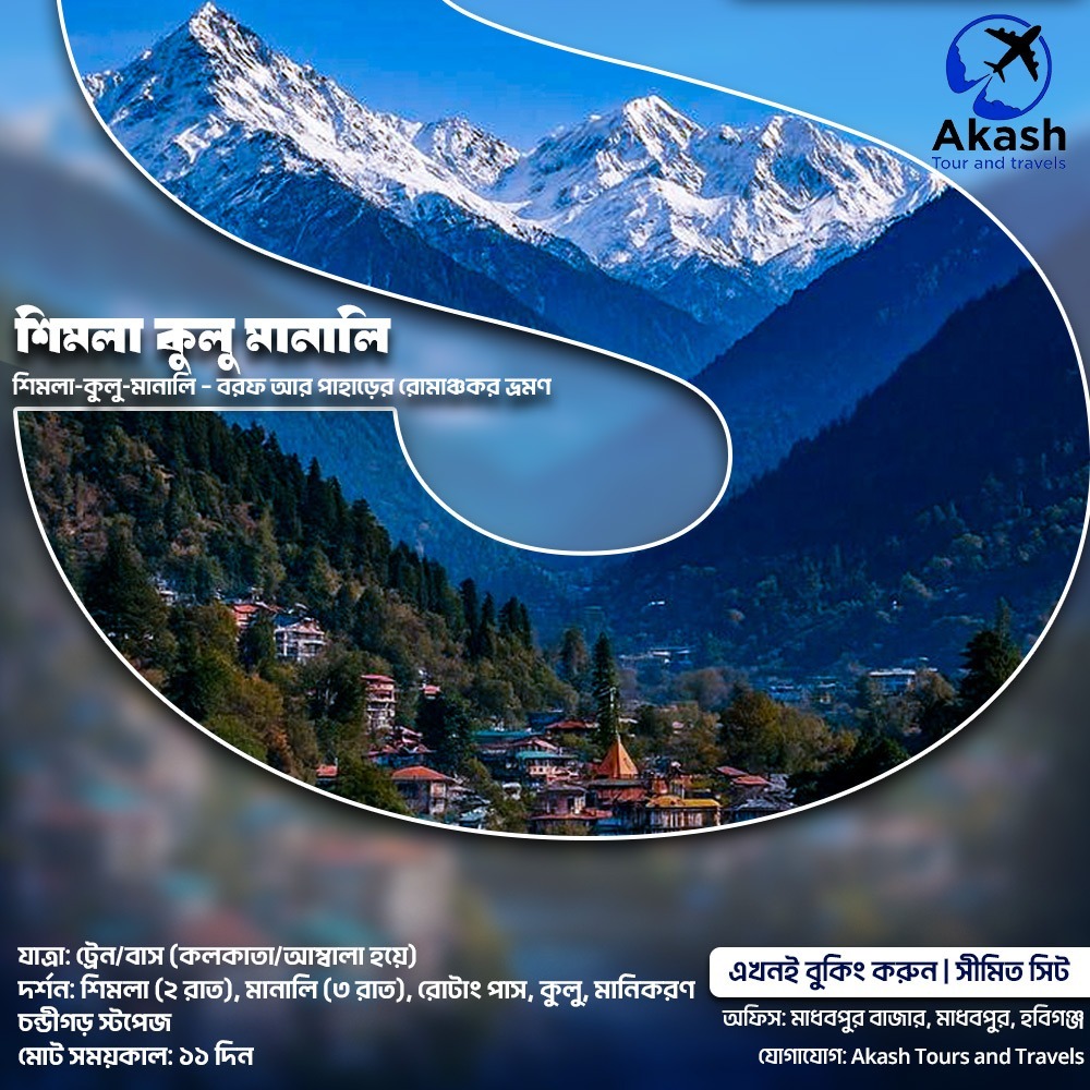 Shimla Kullu Manali Tour